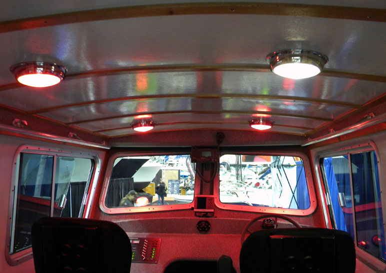 USAF boat pilot house LED dome lights
